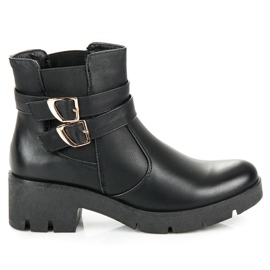 Abloom Botas Chelsea com fivelas preto