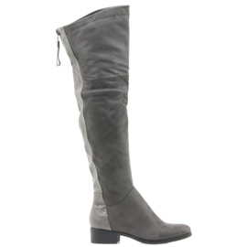 Botas de cano alto Cinza Filippo 379 Botas de cano alto Cinza Filippo 379