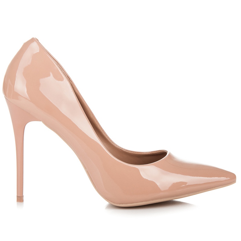 Comer Alfinetes Envernizados Bege