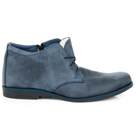 Lucca Botas de pele de carneiro azul Lucca Botas de pele de carneiro azul
