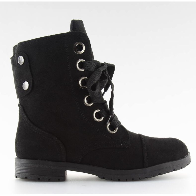 Botas de trabalho com atacadores pretos 8901 Preto