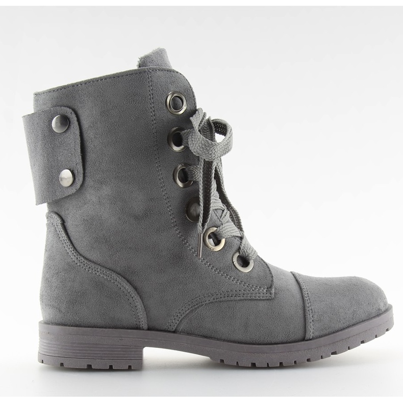 Botas de trabalho com atacadores cinzentos 8901 cinzento cinza