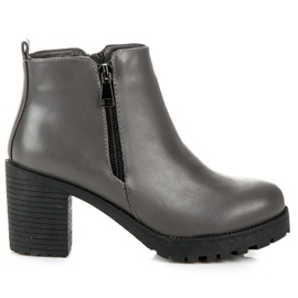 Vices New Collection Botas com zíper cinza