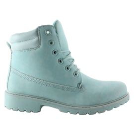 Blocos de madeira monocromática azul BL83 Azul