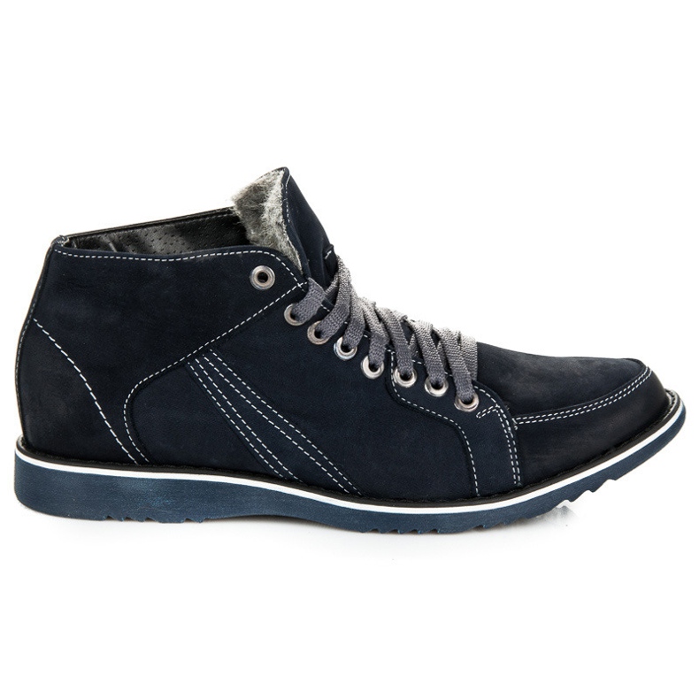 Lucca Botas masculinas com isolamento azul
