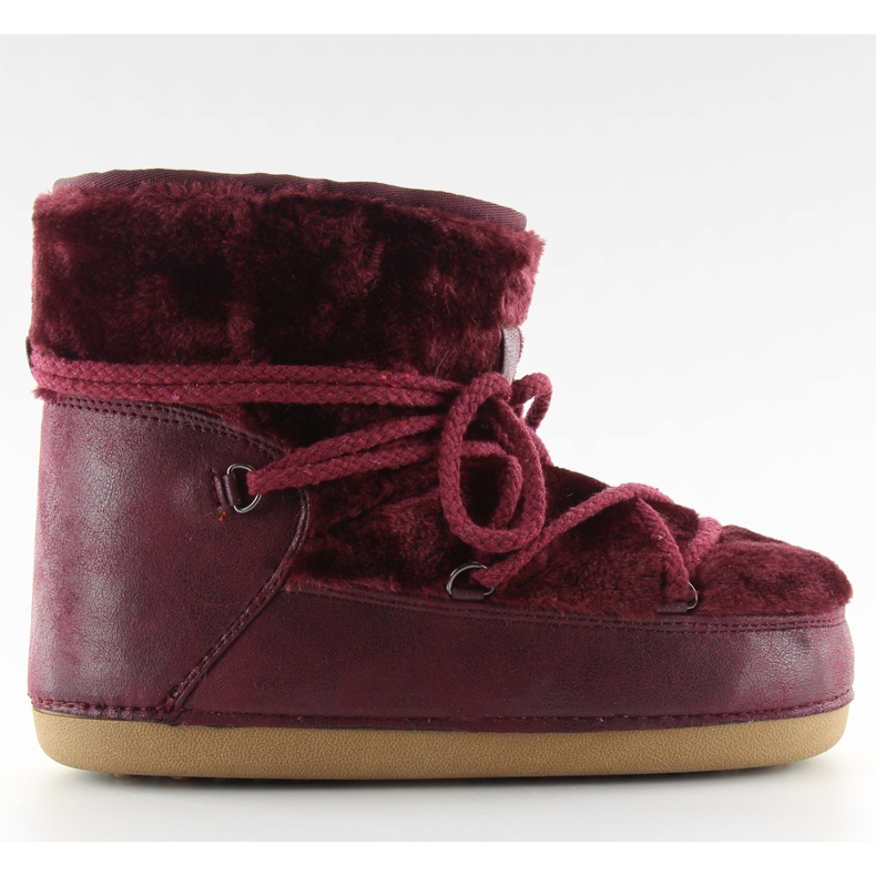 Lua adormecida com peles Bordeaux hw9501 Bordeaux vermelho
