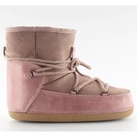 Botas de neve rosa lua HW9500 rosa