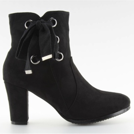 Botas pretas de salto alto C100 pretas preto