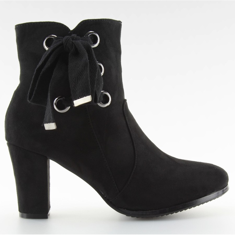 Botas pretas de salto alto C100 pretas preto