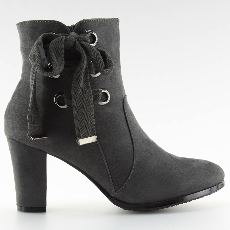 Cinza Botas de salto alto C100 cinza