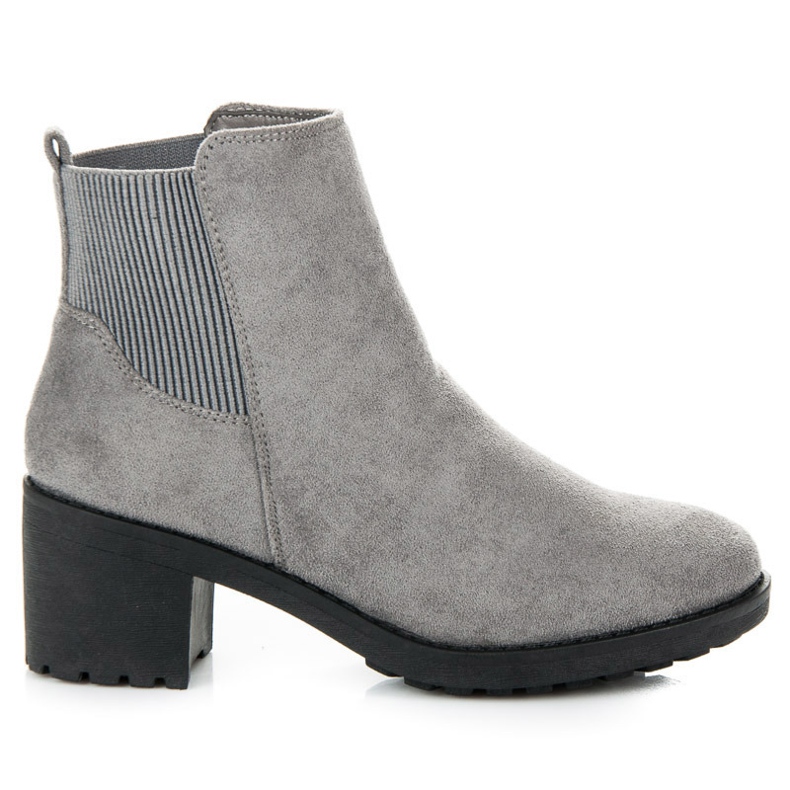 Vices New Collection Botas cinza chelsea