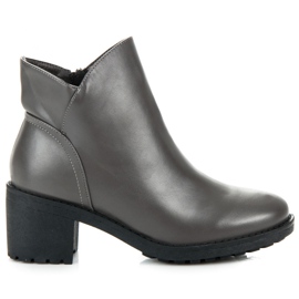 Vices New Collection Botas em um poste largo cinza Vices New Collection Botas em um poste largo cinza