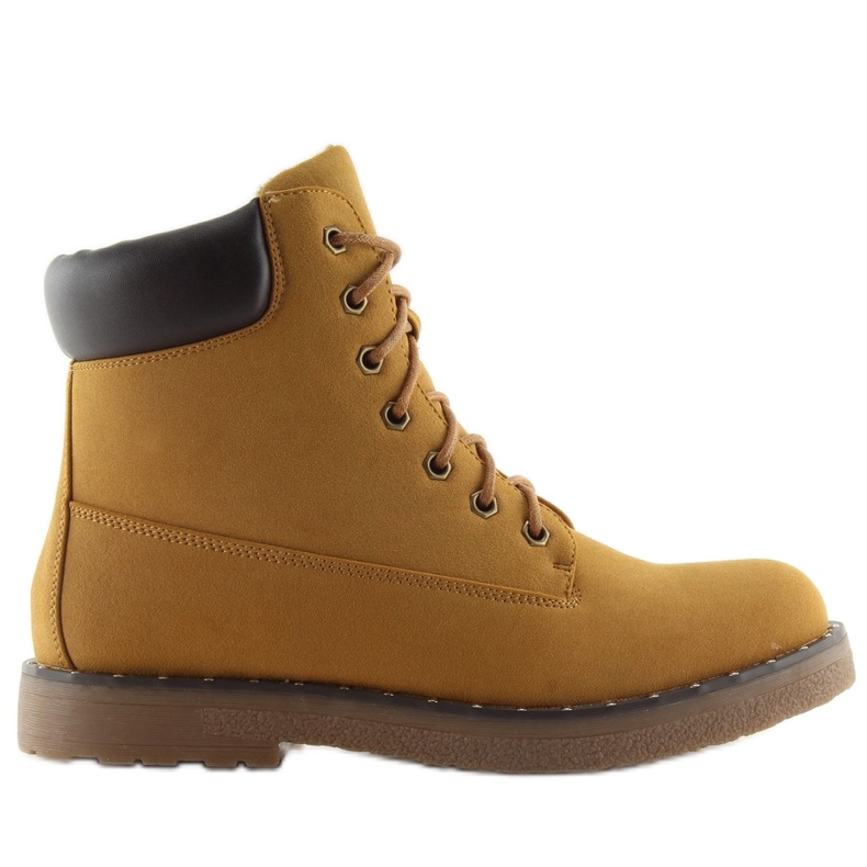 Botas de madeira para mulheres camelo hq895 camelo amarelo