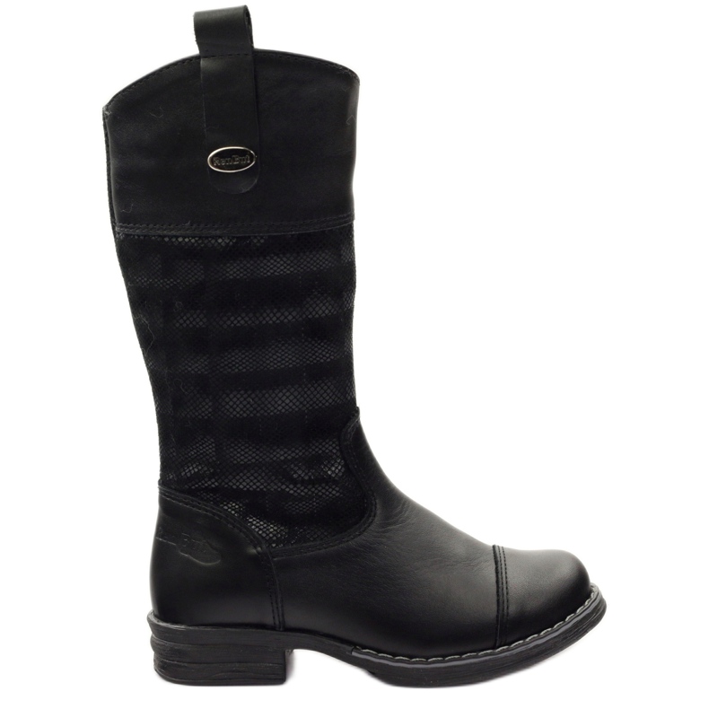 Ren But Botas femininas de couro 322 3d preto Ren, mas
