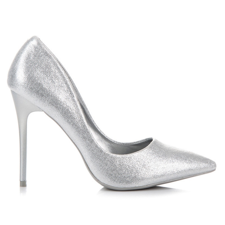 Comer Alfinetes de prata cinza