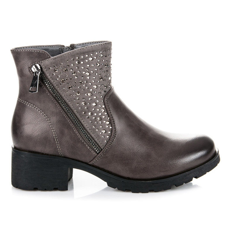 Vices Botins casuais com fecho de correr cinza