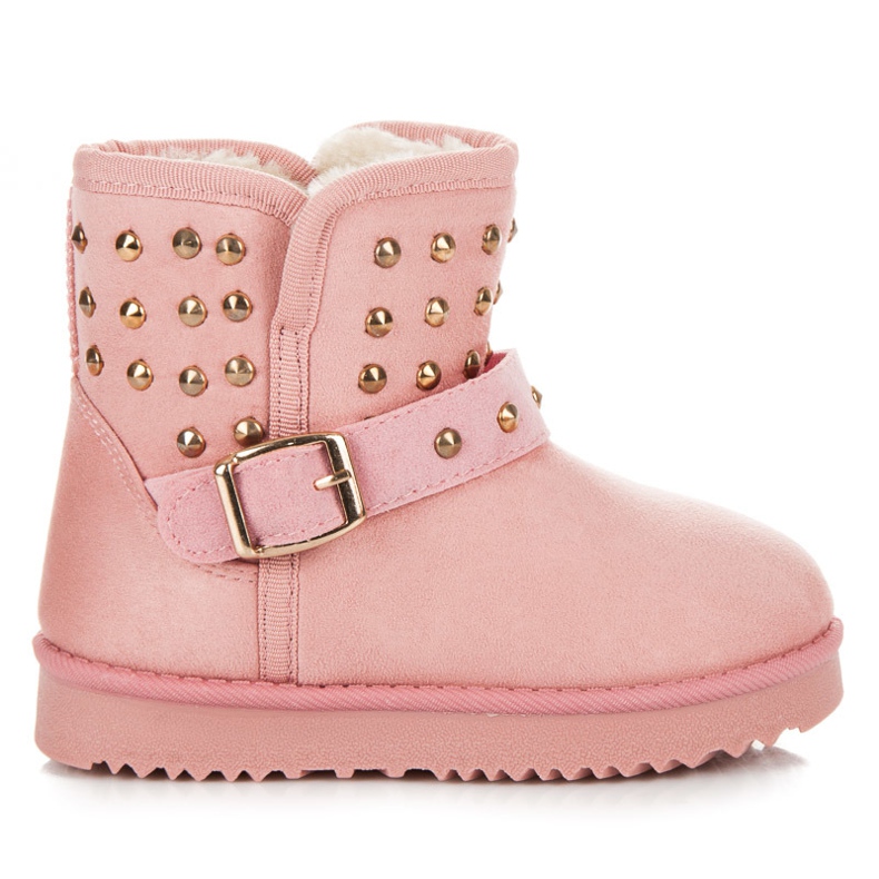 Kylie Botas de neve com jatos rosa