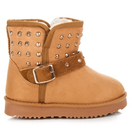 Kylie Botas de neve com strass castanho