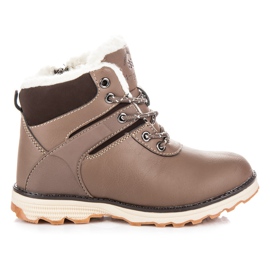 Arrigo Bello Caçadores quentes no zíper marrom