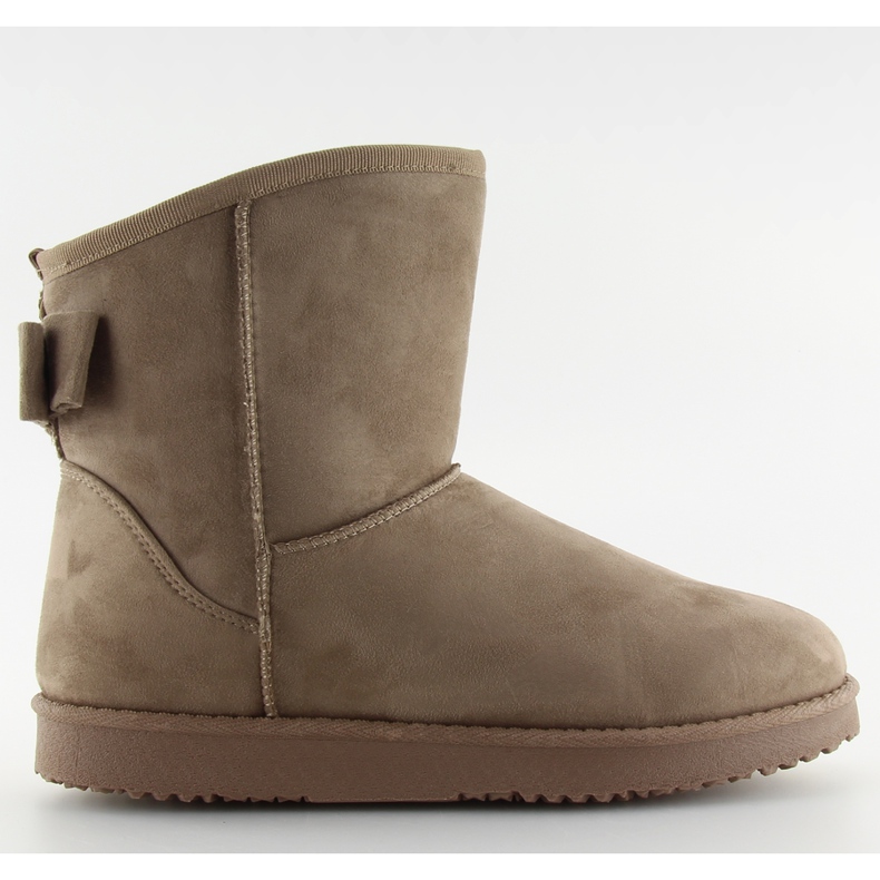 Botas de neve Emusy com arco cáqui bege