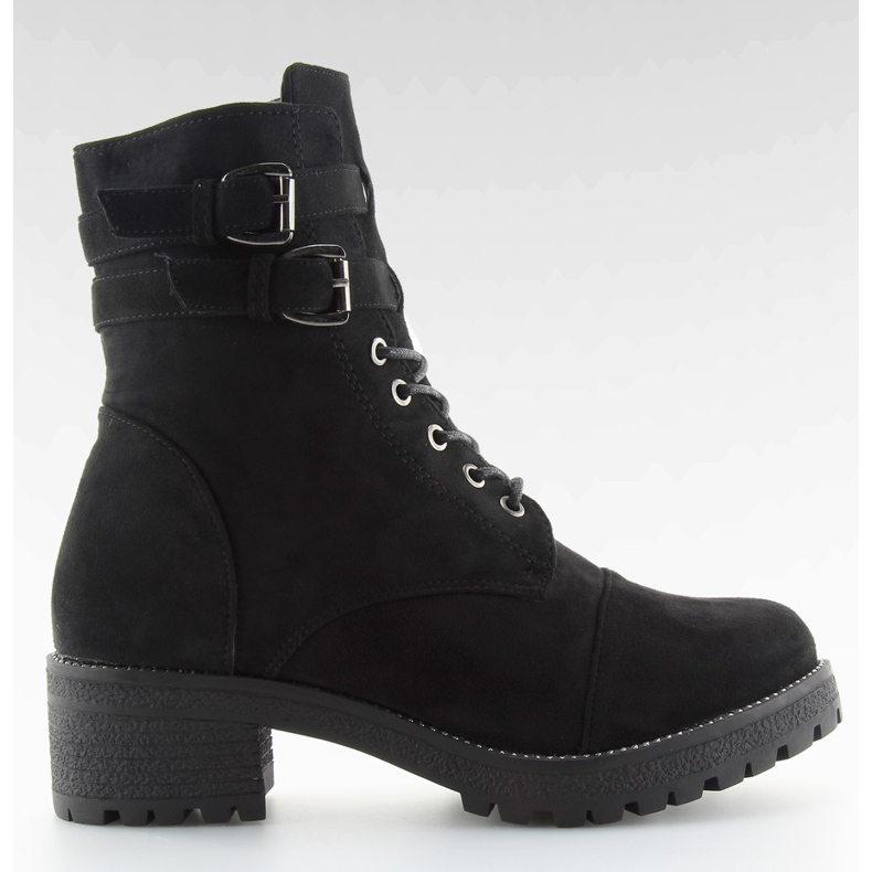 Botas pretas Workery camurça preta TS10 preta preto