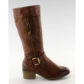 Botas marrons QC-315 marrom