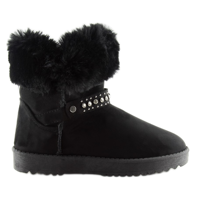 Botas de neve de mulher emusy preto CNT-10 preto
