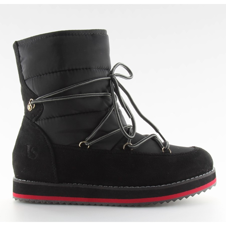 Botas de neve lua preta 9072 preto