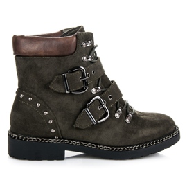 Vices Trabalhadores de vícios de camurça verde Vices Trabalhadores de vícios de camurça verde