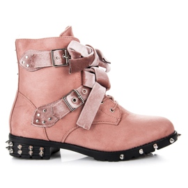 Vices Bolsas de camurça rosa