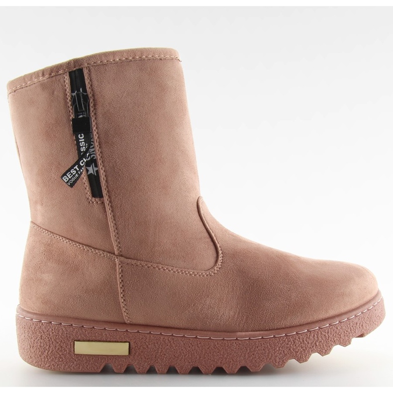 Botas de neve de mulher rosa AN-111 rosa