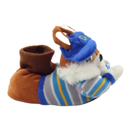 American Club Chinelos de estimação esquilo americano quente azul marrom