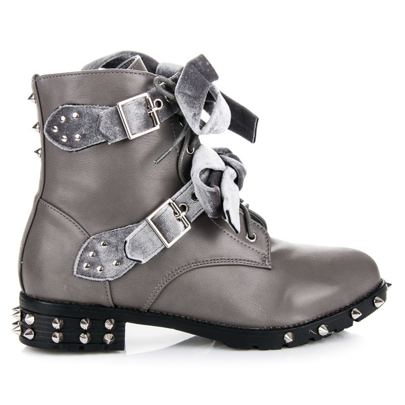 Vices Botas de trabalho com tachas cinza