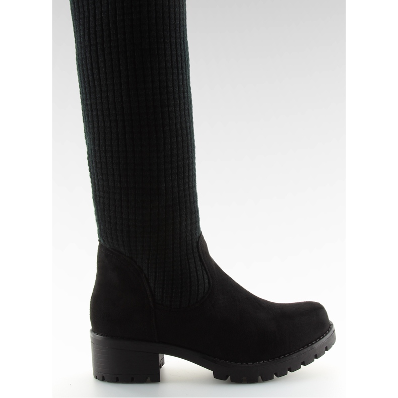 Botas mosqueteiras pretas 6820-PG pretas preto