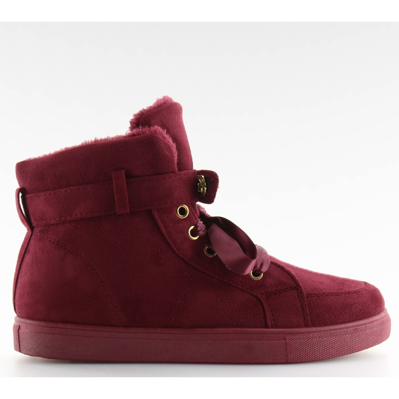 Tênis femininos Borgonha Borgonha multicolorido vermelho