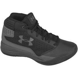 Tênis de basquete Under Armour Jet 2017 Jr 1296009-001 preto preto