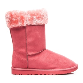 Torna Botas de neve com pele rosa Torna Botas de neve com pele rosa
