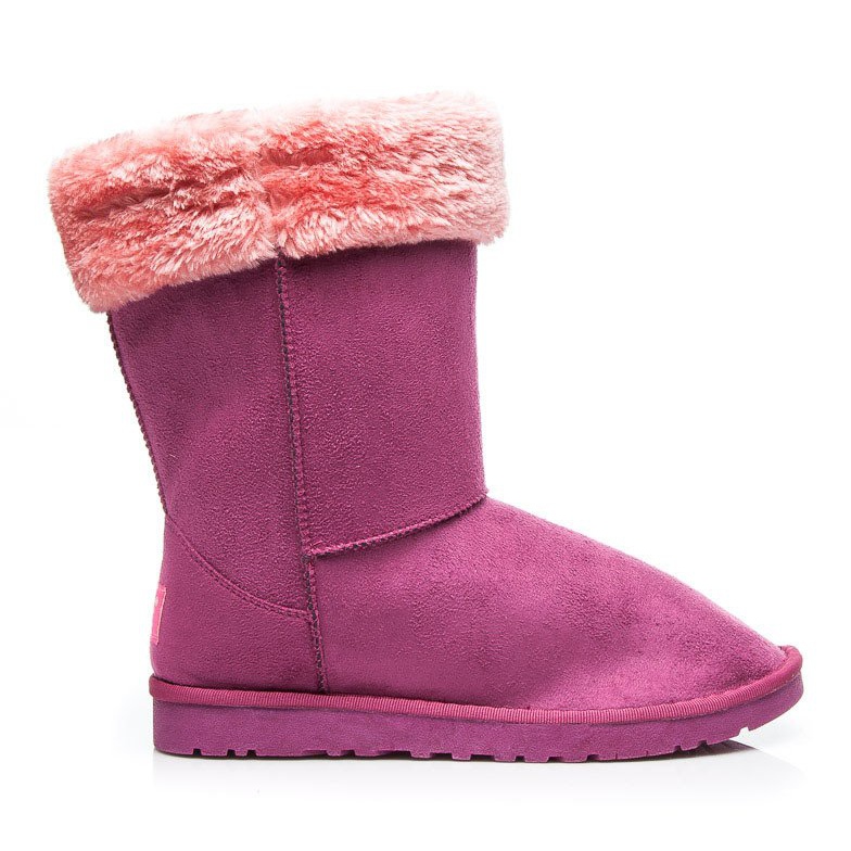 Torna Botas de neve com pele rosa