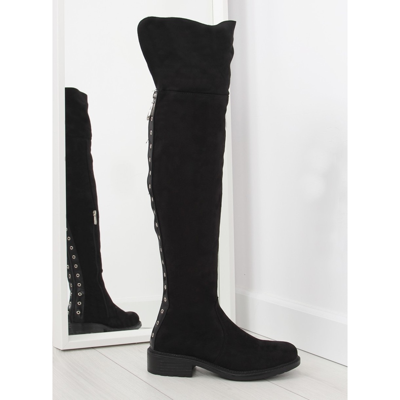 Botas pretas para mulher AE63P Preto