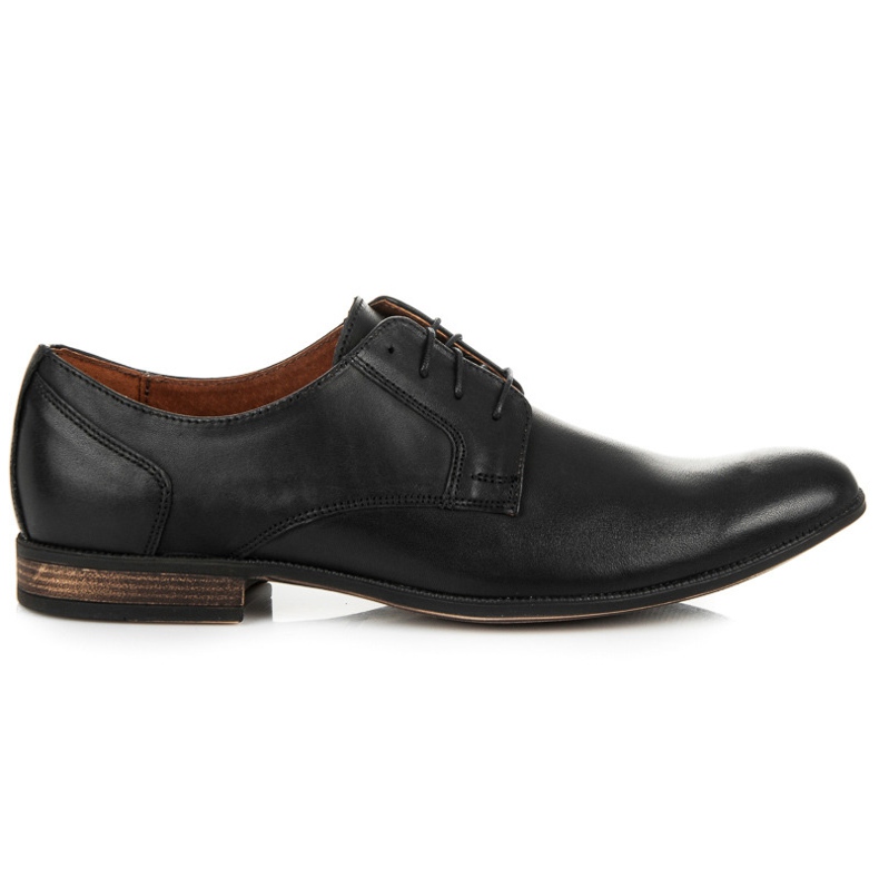 Sapatos de couro Lucca preto