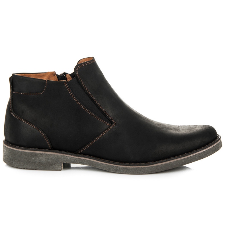 Lucca Botas masculinas de Jodhpur preto