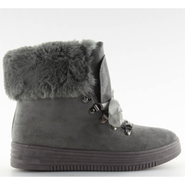 Caçadores de botas de neve cinza GF-179 cinza