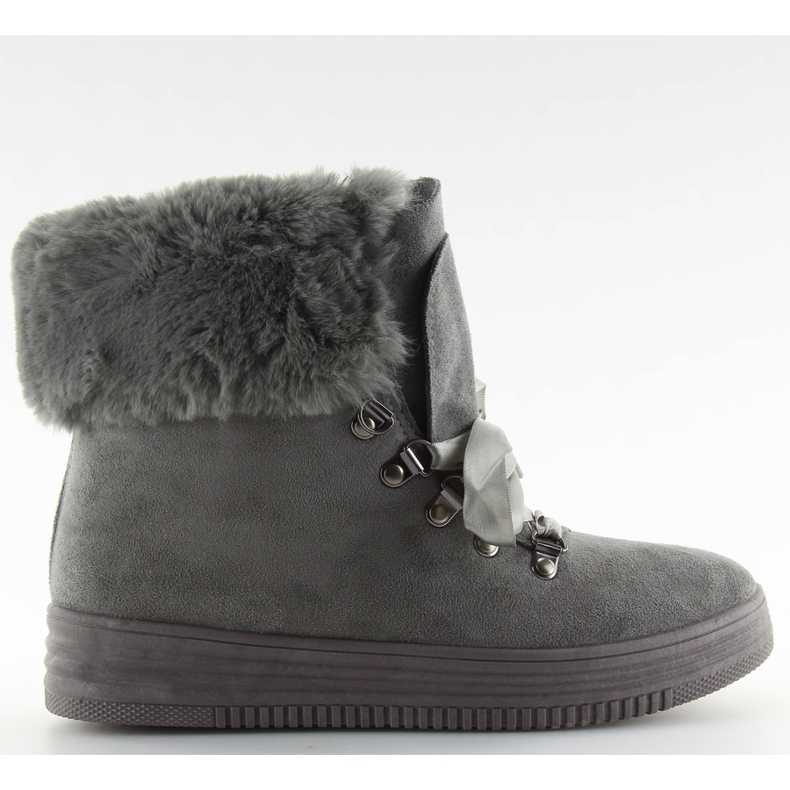 Caçadores de botas de neve cinza GF-179 cinza