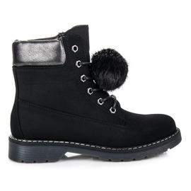 Bestelle Caçadores com um pompom destacável preto Bestelle Caçadores com um pompom destacável preto