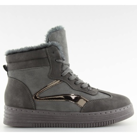 Tênis isolado cinza BOK-1103 cinza escuro