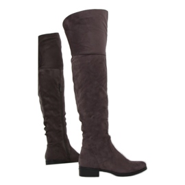 Botas Femininas Bh62-Hb Cinza Mokka multicolorido marrom