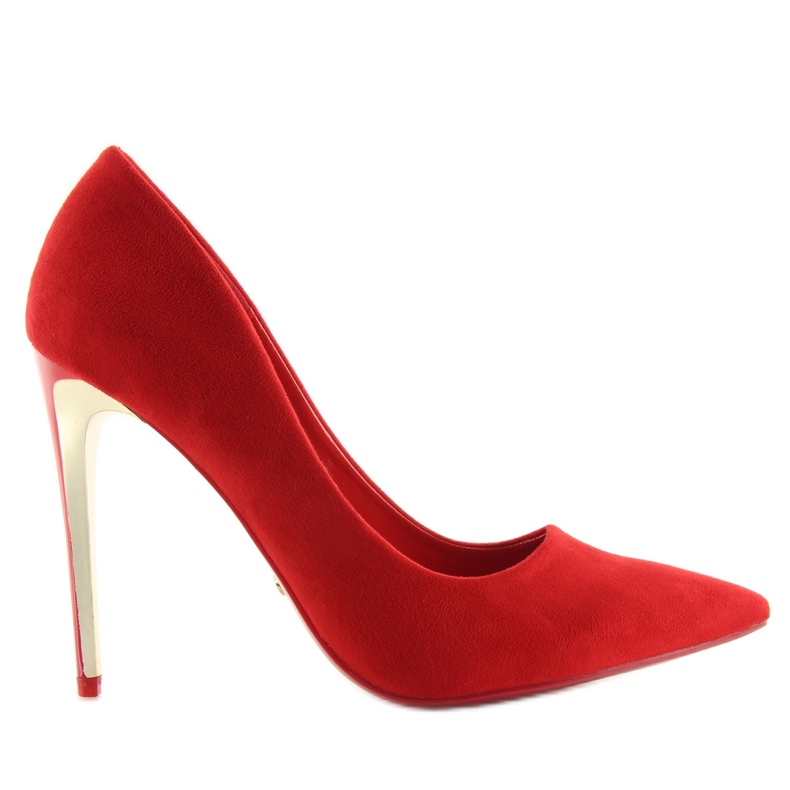 Salto de camurça LE-08 ouro vermelho