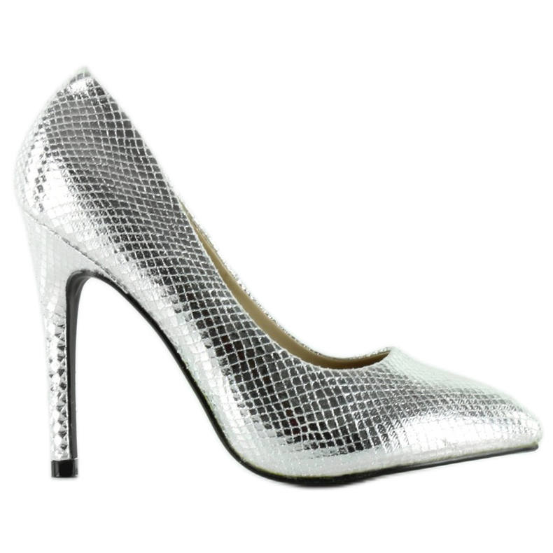 Alfinetes de prata com conchas K415-5 Silver cinza Alfinetes de prata com conchas K415-5 Silver cinza
