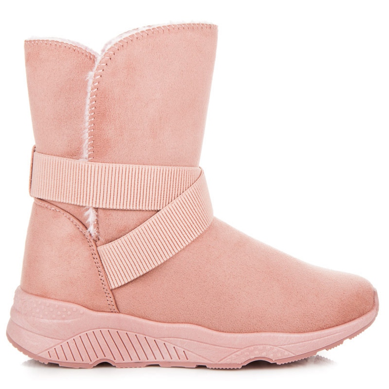Botas de neve rosa Botas de neve rosa