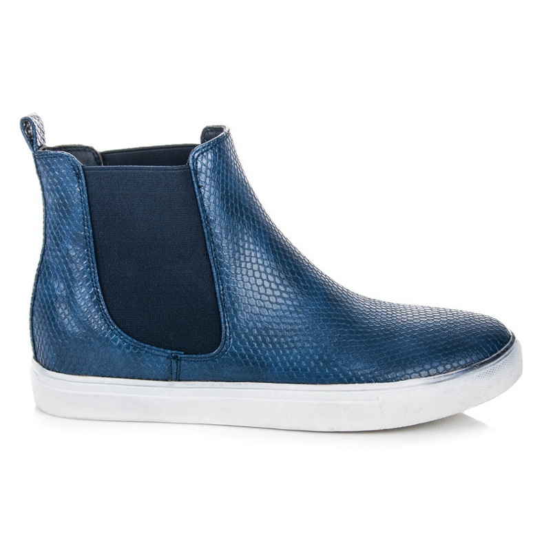 Mckeylor Tênis com estampa de cobra azul Mckeylor Tênis com estampa de cobra azul